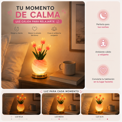 Lámpara Ramo de Tulipanes LED